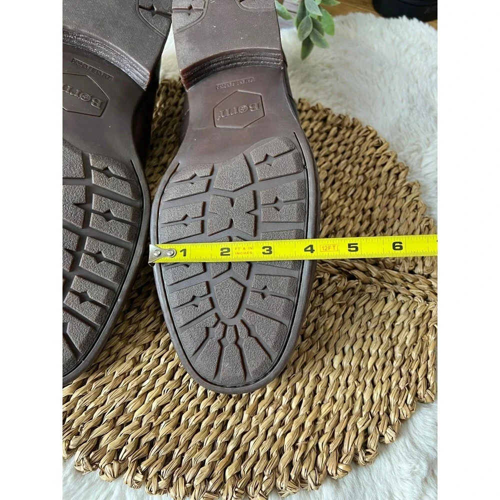 Born Brown Leather Casual Lace Up Oxford Shoes H64123 CBEF19 Men’s Size 10M